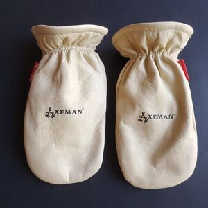 Kinco Axeman Leather Mittens Youth Size KM Kids Medium Style 1930 Thermal Warm